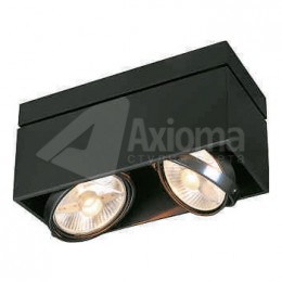 KARDAMOD SQUARE ES111 DOUBLE светильник потолочный для ламп ES111 2x75Вт макс., черный