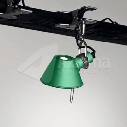 TOLOMEO micro pinza - anodized green с зажимом