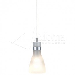 BIBA светильник подвесной для лампы Е14 60Вт макс., серебристый / стекло матовое