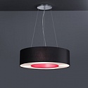 ROTONDA LED, ON / OFF, 3000 K, 12 кг, shade chintz black and foil red/white