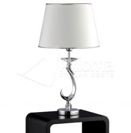 Table-lamp.w/o shade chr.